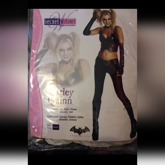 Arkham City Harley Quinn Halloween Costume SZ Sm - Picture 3 of 3